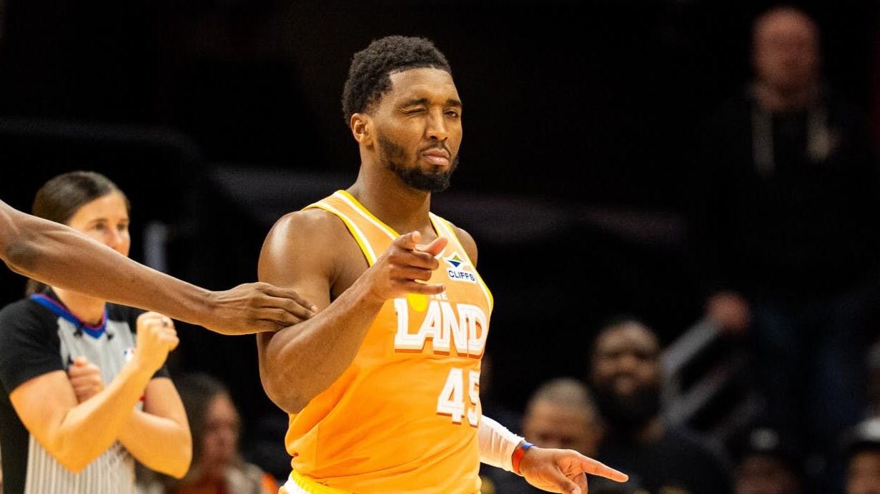 NBA: Donovan Mitchell explodes for 45 as surging Cavs cruise past Magic